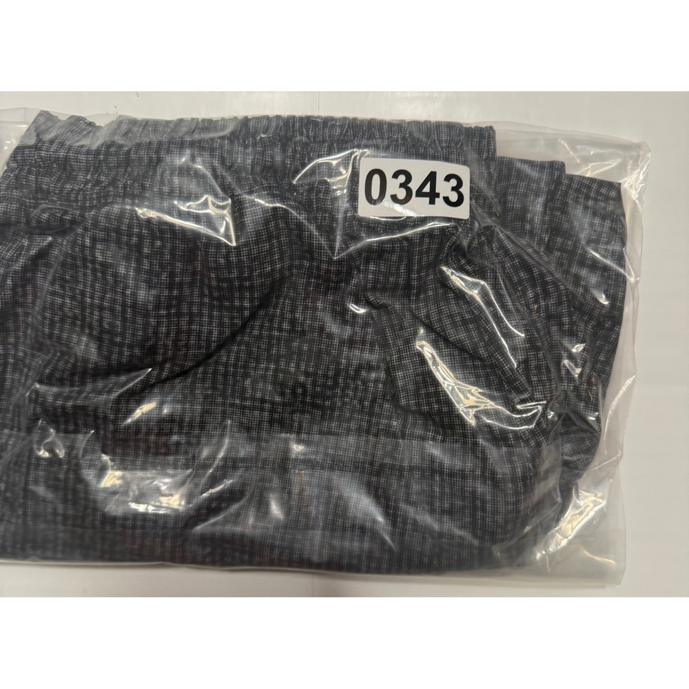 Lululemon Mens‎ Grey Grid Textured Athletic Training Running Shorts Size M - Picture 8 of 8